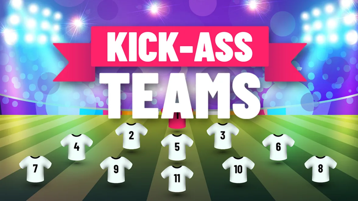 Right People on the Bus / Kick-Ass Teams programme artwork